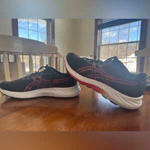 ASICS Gel-Excite 9 Running Shoes Men’s Size 8.5 Black Red